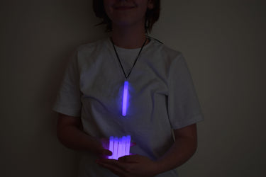 4 inch 10mm Purple Glow Sticks- 25 Per Package